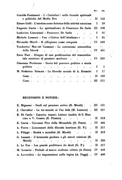 Archivio di storia della filosofia italiana organo della Società filosofica italiana