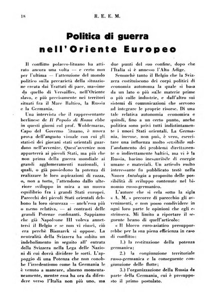 Rassegna economica dell'Europa mediorientale organo ufficiale dell'Istituto nazionale per l'espansione economica italiana all'estero