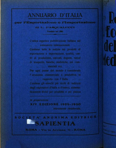 Rassegna economica dell'Europa mediorientale organo ufficiale dell'Istituto nazionale per l'espansione economica italiana all'estero