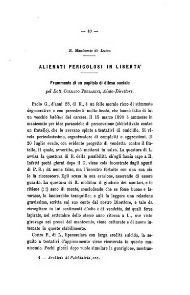 Archivio di psichiatria, scienze penali ed antropologia criminale