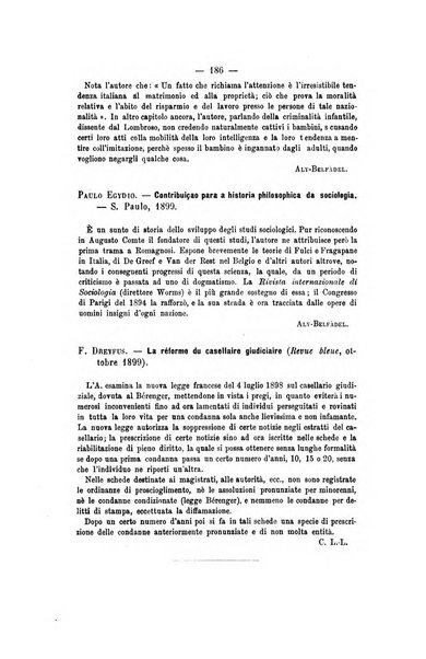 Archivio di psichiatria, scienze penali ed antropologia criminale