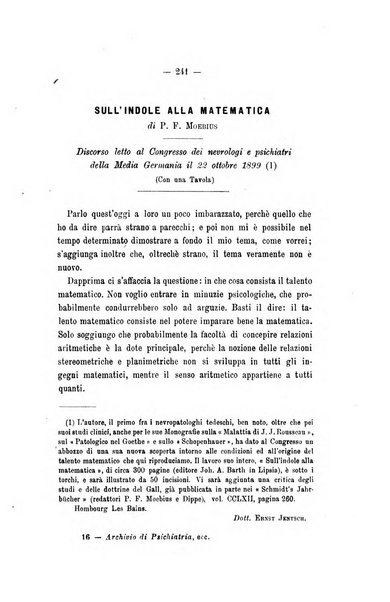 Archivio di psichiatria, scienze penali ed antropologia criminale