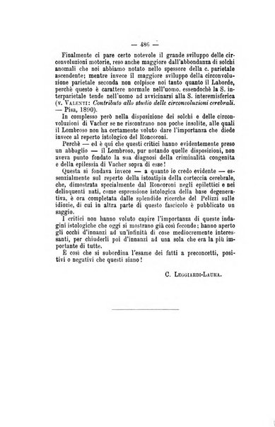 Archivio di psichiatria, scienze penali ed antropologia criminale