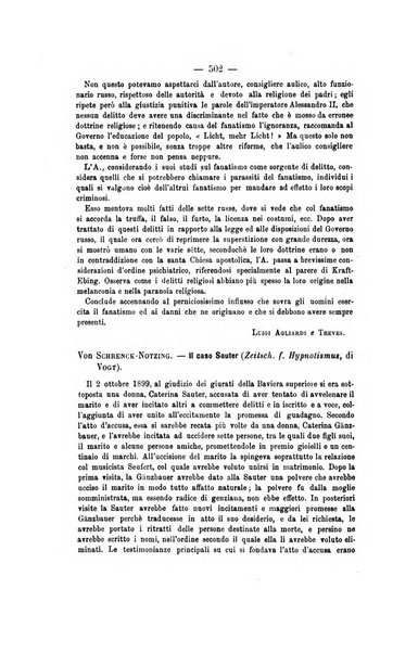 Archivio di psichiatria, scienze penali ed antropologia criminale