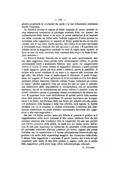 Archivio di psichiatria, scienze penali ed antropologia criminale