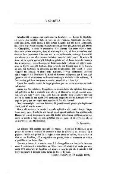 Archivio di psichiatria, scienze penali ed antropologia criminale