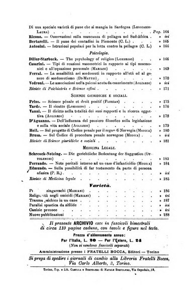 Archivio di psichiatria, scienze penali ed antropologia criminale