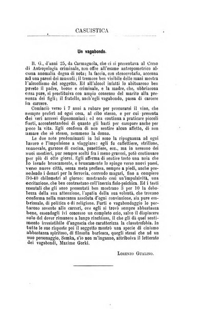 Archivio di psichiatria, scienze penali ed antropologia criminale