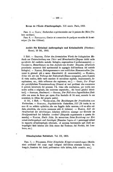 Archivio di psichiatria, scienze penali ed antropologia criminale