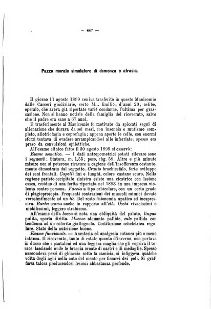 Archivio di psichiatria, scienze penali ed antropologia criminale