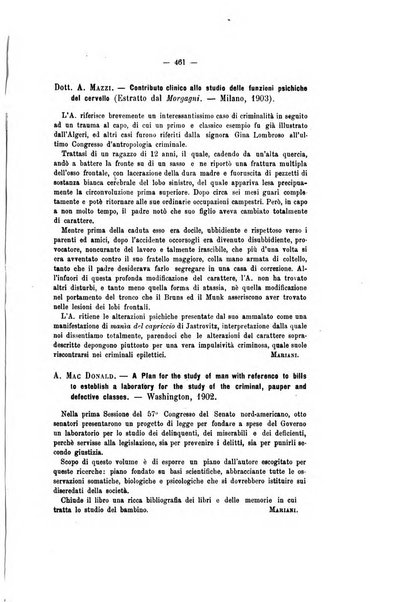 Archivio di psichiatria, scienze penali ed antropologia criminale