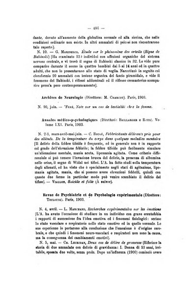 Archivio di psichiatria, scienze penali ed antropologia criminale