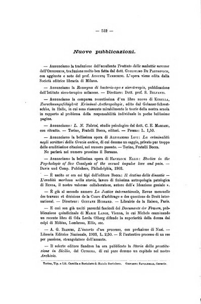 Archivio di psichiatria, scienze penali ed antropologia criminale