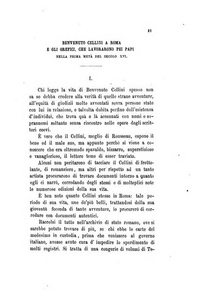 Archivio storico artistico archeologico e letterario della citta e provincia di Roma