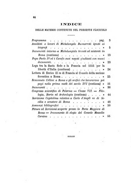 Archivio storico artistico archeologico e letterario della citta e provincia di Roma