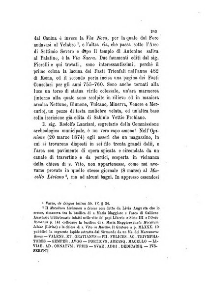 Archivio storico artistico archeologico e letterario della citta e provincia di Roma