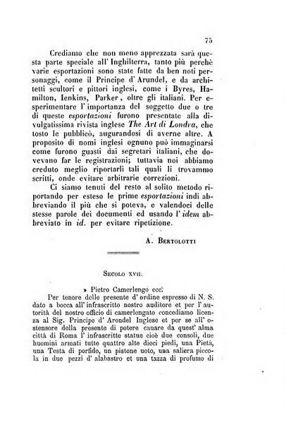 Archivio storico artistico archeologico e letterario della citta e provincia di Roma