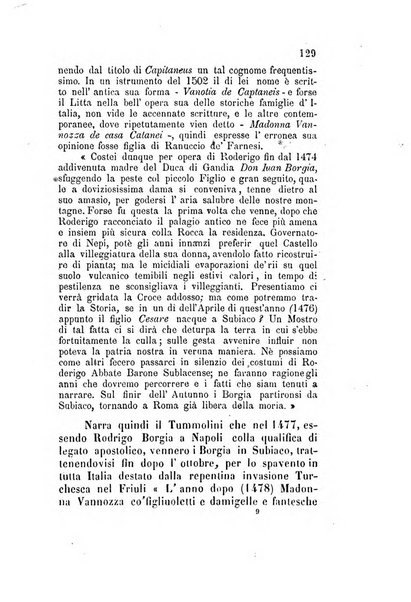 Archivio storico artistico archeologico e letterario della citta e provincia di Roma