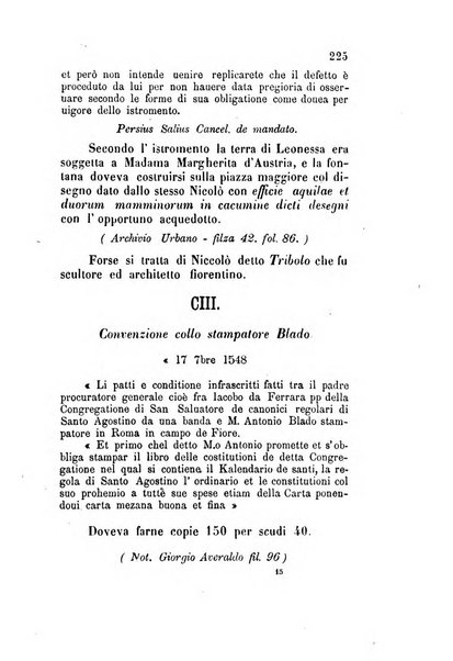 Archivio storico artistico archeologico e letterario della citta e provincia di Roma