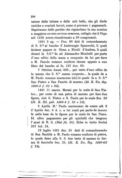 Archivio storico artistico archeologico e letterario della citta e provincia di Roma