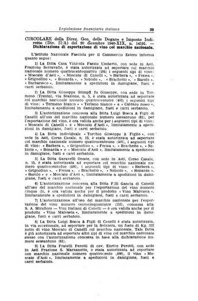 Rassegna di legislazione finanziaria italiana ed estera e di giurisprudenza tributaria
