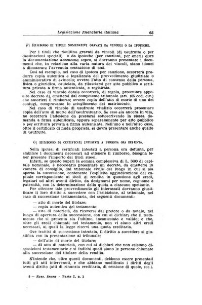 Rassegna di legislazione finanziaria italiana ed estera e di giurisprudenza tributaria
