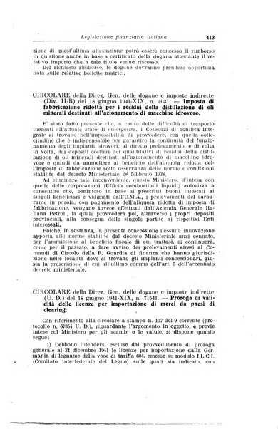 Rassegna di legislazione finanziaria italiana ed estera e di giurisprudenza tributaria