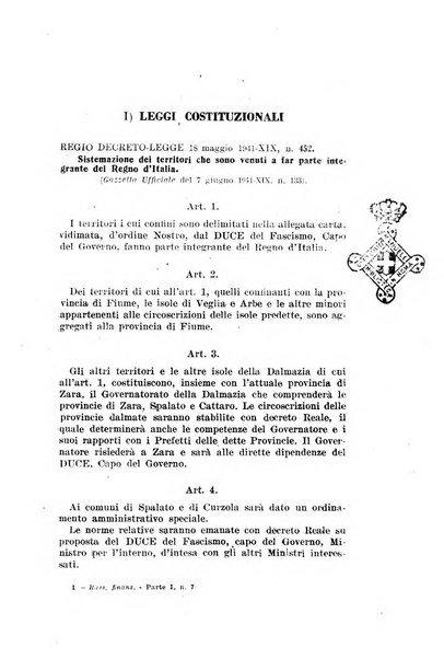 Rassegna di legislazione finanziaria italiana ed estera e di giurisprudenza tributaria