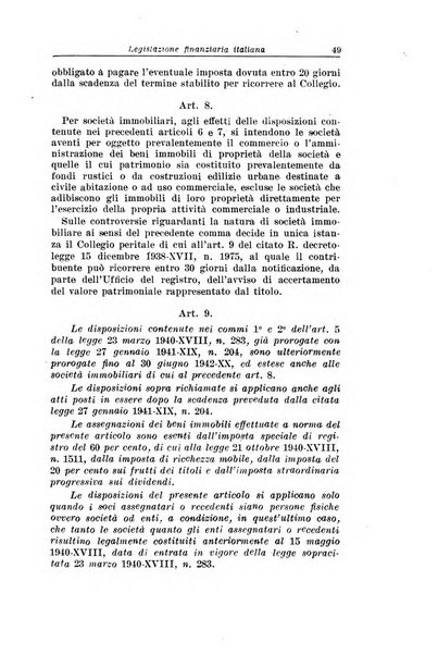 Rassegna di legislazione finanziaria italiana ed estera e di giurisprudenza tributaria