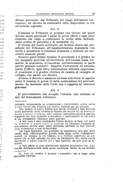 Rassegna di legislazione finanziaria italiana ed estera e di giurisprudenza tributaria