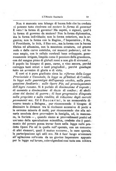 L'ufficiale sanitario rivista d'igiene pratica e sperimentale