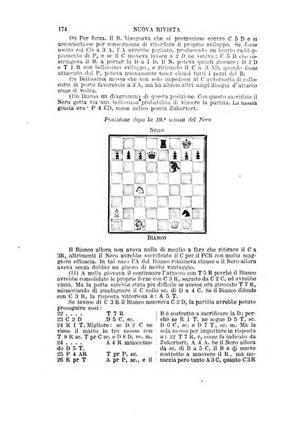 Nuova rivista degli scacchi periodico mensile compilato da una società di dilettanti