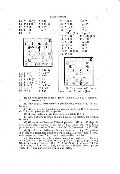 Nuova rivista degli scacchi periodico mensile compilato da una società di dilettanti