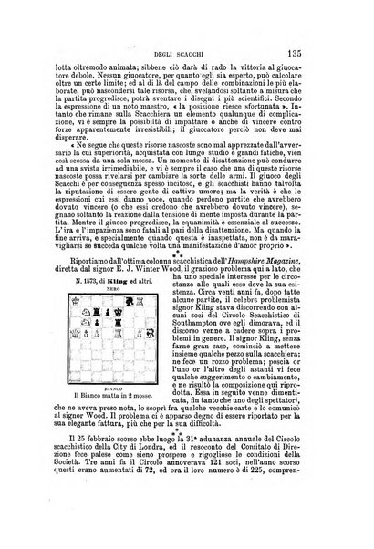 Nuova rivista degli scacchi periodico mensile compilato da una società di dilettanti