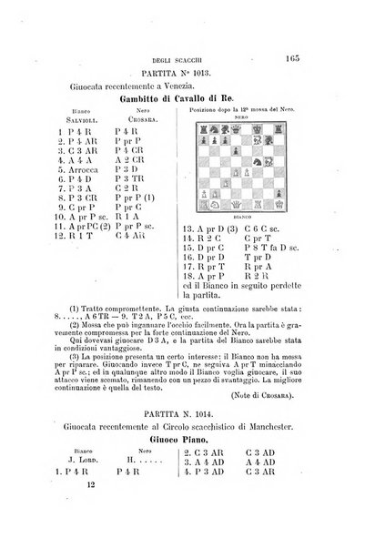 Nuova rivista degli scacchi periodico mensile compilato da una società di dilettanti