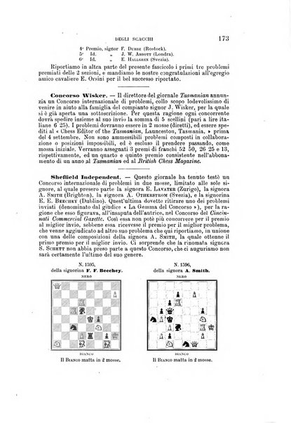 Nuova rivista degli scacchi periodico mensile compilato da una società di dilettanti