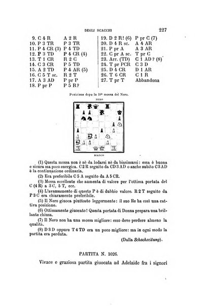 Nuova rivista degli scacchi periodico mensile compilato da una società di dilettanti