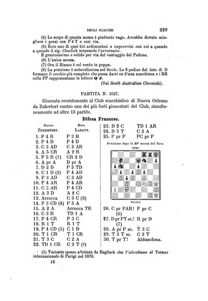 Nuova rivista degli scacchi periodico mensile compilato da una società di dilettanti