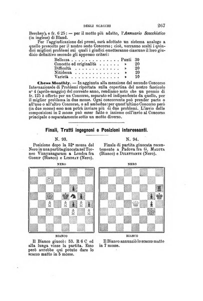 Nuova rivista degli scacchi periodico mensile compilato da una società di dilettanti