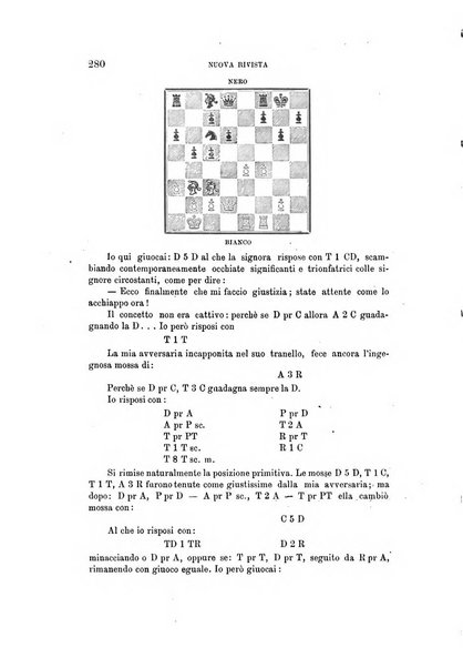 Nuova rivista degli scacchi periodico mensile compilato da una società di dilettanti