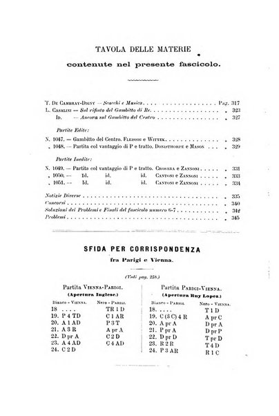 Nuova rivista degli scacchi periodico mensile compilato da una società di dilettanti