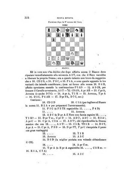 Nuova rivista degli scacchi periodico mensile compilato da una società di dilettanti