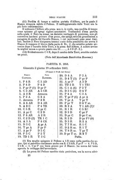 Nuova rivista degli scacchi periodico mensile compilato da una società di dilettanti