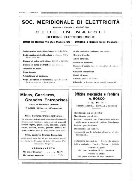 Rassegna mineraria e metallurgica italiana organo ufficiale dell'Associazione di cultura fra i tecnici metallurgici e minerari italiani