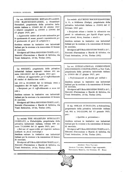 Rassegna mineraria e metallurgica italiana organo ufficiale dell'Associazione di cultura fra i tecnici metallurgici e minerari italiani