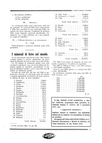 Rassegna mineraria e metallurgica italiana organo ufficiale dell'Associazione di cultura fra i tecnici metallurgici e minerari italiani