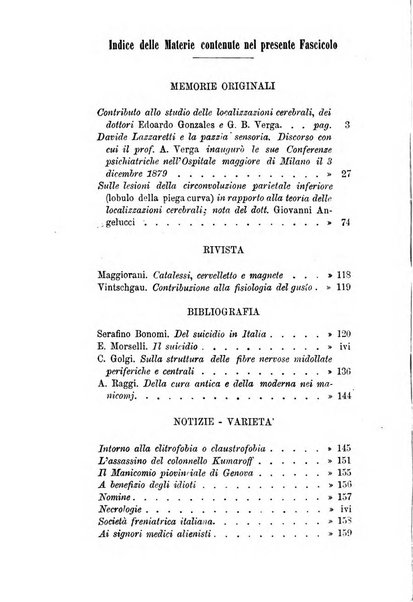 Archivio italiano per le malattie nervose e più particolarmente per le alienazioni mentali organo della Società freniatrica italiana <1874-1891>