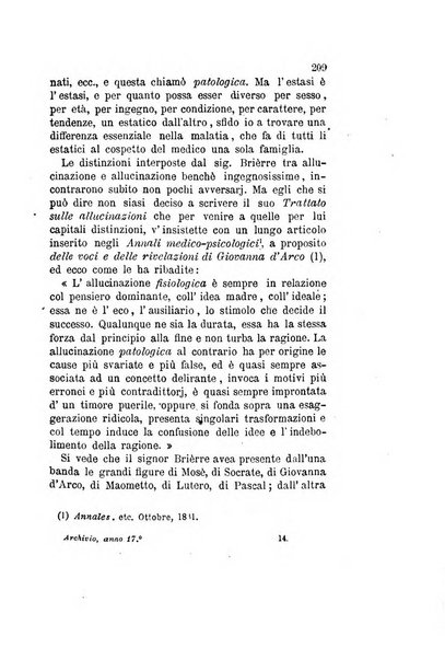 Archivio italiano per le malattie nervose e più particolarmente per le alienazioni mentali organo della Società freniatrica italiana <1874-1891>