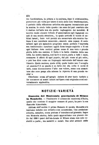 Archivio italiano per le malattie nervose e più particolarmente per le alienazioni mentali organo della Società freniatrica italiana <1874-1891>