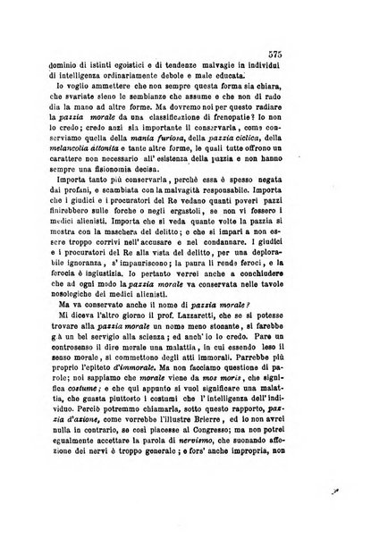 Archivio italiano per le malattie nervose e più particolarmente per le alienazioni mentali organo della Società freniatrica italiana <1874-1891>